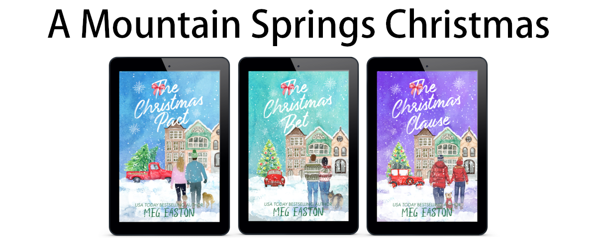 All three Mountain Springs Christmas book covers